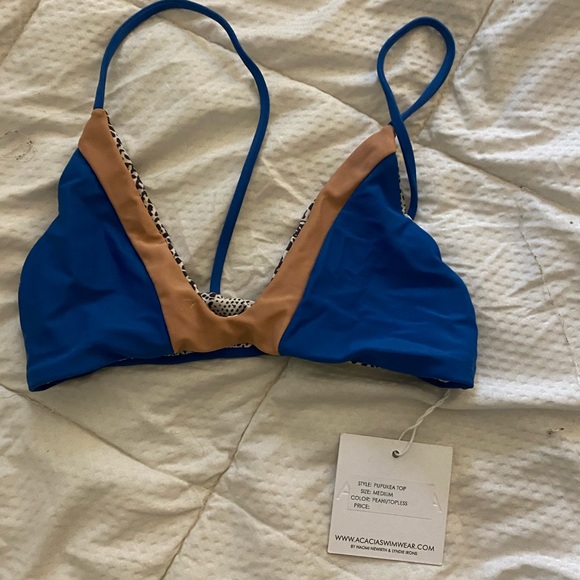 Acacia swimwear — NWT size medium bikini top - Picture 2 of 3